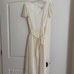 Rachel Parcell Cream Midi Dress